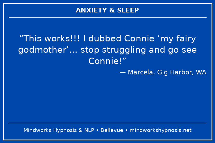 Mindworks Hypnosis client share success with sleep improvement.